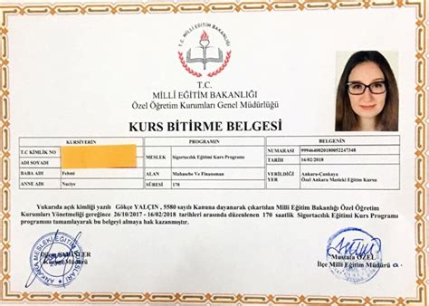 MEB Onaylı Mesleki Eğitim Kursları